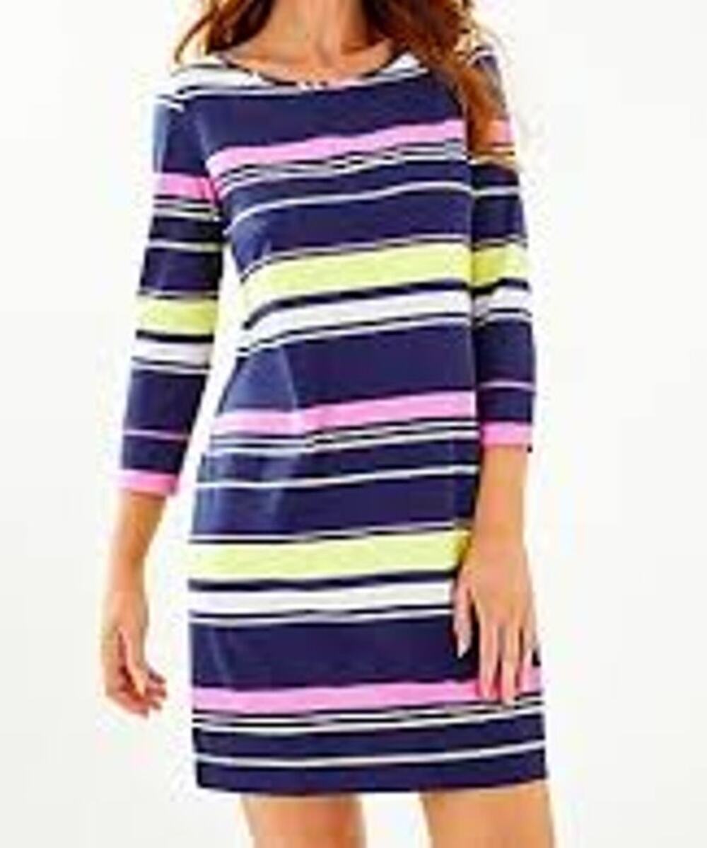 Lilly Pulitzer Multicolor Lets Get Together Marlowe T-Shirt Dress Size XS